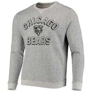 SPRING SALE |Junk Food Chicago Bears Sweatshirt Gray NFL Graphic Pullover Size S